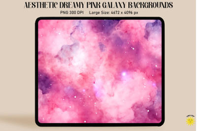 Dreamlike Pink Universe Backgrounds