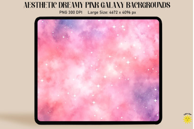 Dreamlike Pink Universe Backgrounds