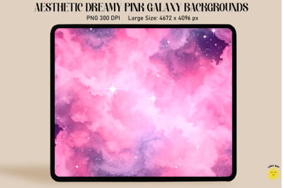 Dreamlike Pink Universe Backgrounds