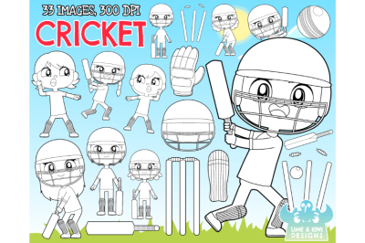 Cricket Digital Stamps (Lime and Kiwi Designs)