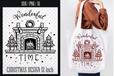 Christmas SVG Ornament| Sublimation PNG