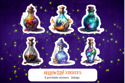 Magic potion sticker | Halloween sticker PNG sublimation