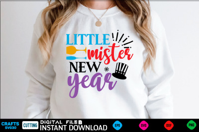 little mister new year svg