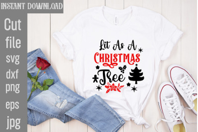 Lit As A Christmas Tree SVG cut file,funny Christmas png, retro Santa