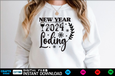 new year 2024 loding svg