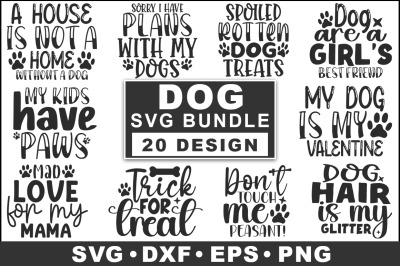 Dog Saying SVG Bundle