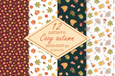 Cozy autumn - digital paper