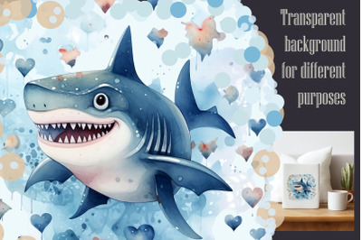 Shark Sublimation,transparent PNG/JPEG