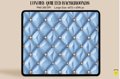 Luxury Blue Quilted Background