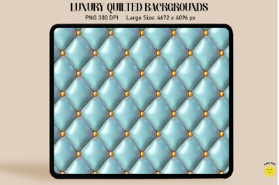 Luxury Cyan Quilted Background