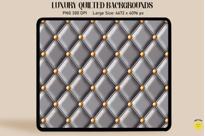 Luxury Gray Quilted Background