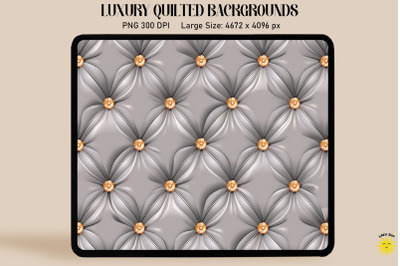 Luxury Gray Quilted Background