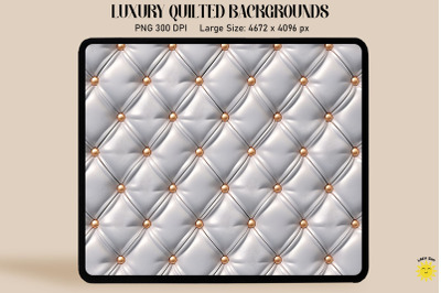 Luxury Gray Quilted Background