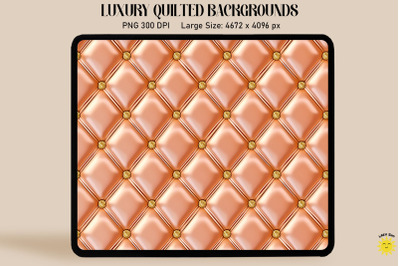 Luxury Orange Quilted Background