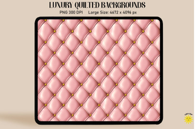 Luxury Pink Quilted Background