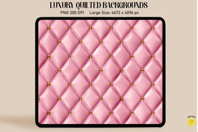 Luxury Pink Quilted Background