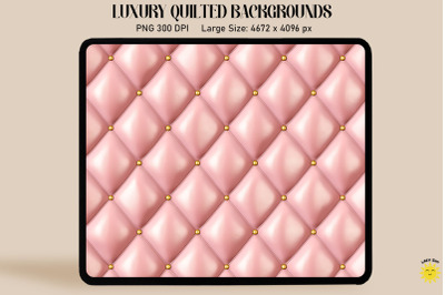 Luxury Pink Quilted Background