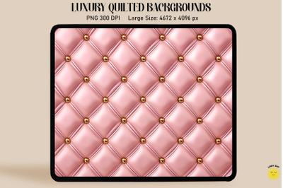 Luxury Pink Quilted Background