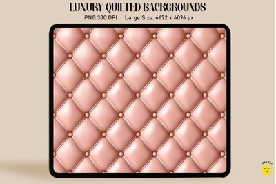 Luxury Pink Quilted Background