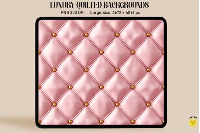 Luxury Pink Quilted Background