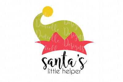 Santa&#039;s Little Helper - Christmas SVG Cutting File