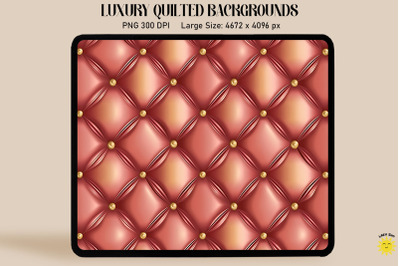 Luxury Red Quilted Background