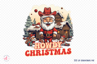 Howdy Christmas PNG Sublimation