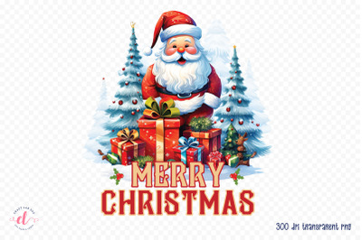 Merry Christmas PNG Sublimation