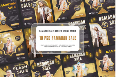 Ramadan Sale Banner Social Media