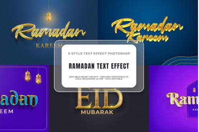 Ramadan Text Effect PSD