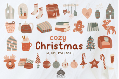 Cozy Christmas SVG PNG EPS
