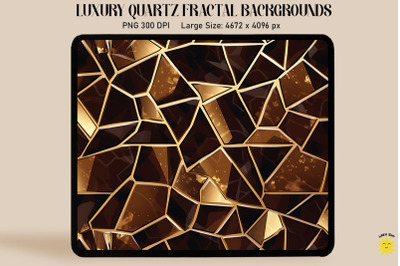 Luxury Brown Gold Quartz Background