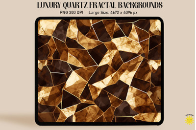 Luxury Brown Gold Quartz Background