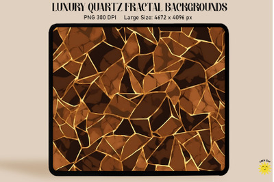 Luxury Brown Gold Quartz Background