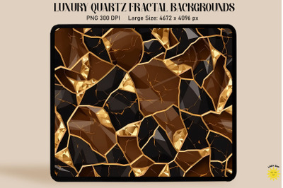 Luxury Brown Gold Quartz Background