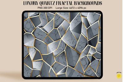 Luxury Gray Gold Quartz Background