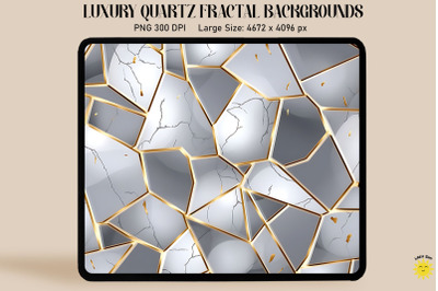 Luxury Gray Gold Quartz Background