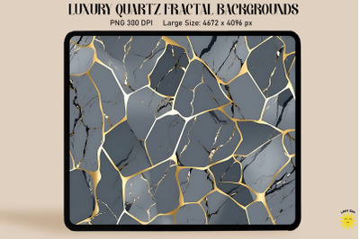 Luxury Gray Gold Quartz Background