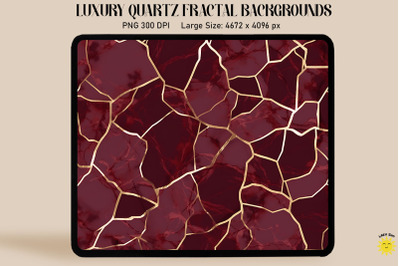 Luxury Maroon Gold Quartz Background