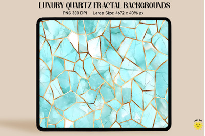 Elegant Turquoise Quartz Background