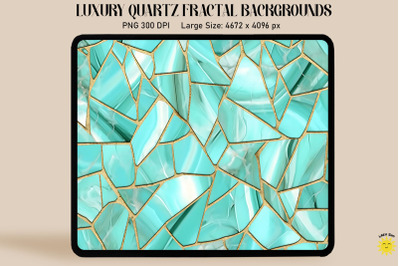 Elegant Turquoise Quartz Background