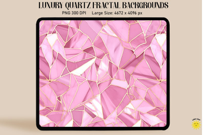 Luxury Pink Gold Quartz Background