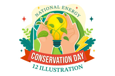 12 National Energy Conservation Day Illustration