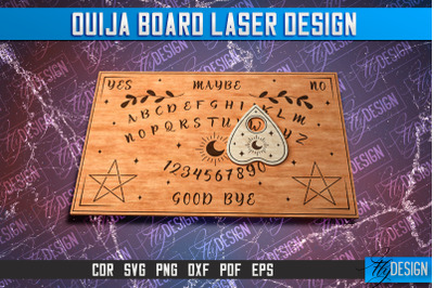 Ouija Board Laser Cut SVG Design | CNC Files