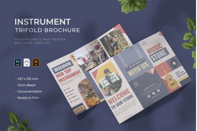 Instrument Store - Trifold Brochure