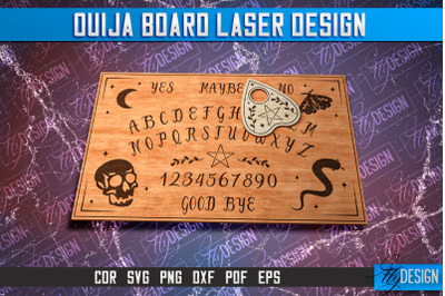 Ouija Board Laser Cut SVG Design | CNC Files