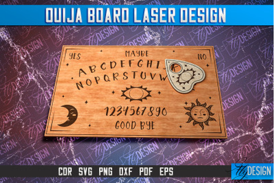 Ouija Board Laser Cut SVG Design | CNC Files