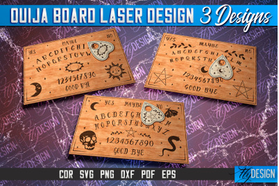 Ouija Board Laser Cut SVG Design | CNC Files