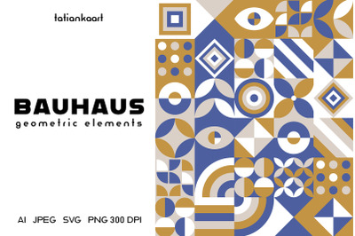Bauhaus geometric elements