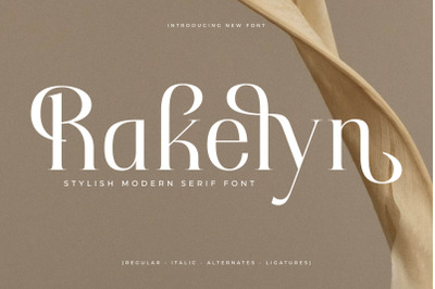 Rakelyn Typeface